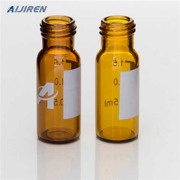 sample storage crimp vial PTFE/red rubber septa